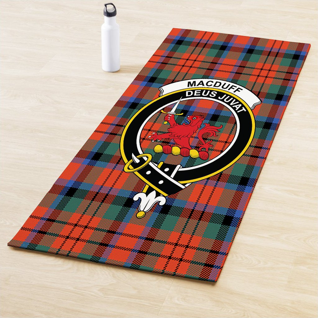 MacDuff Ancient Clan Crest Tartan Yoga Mat