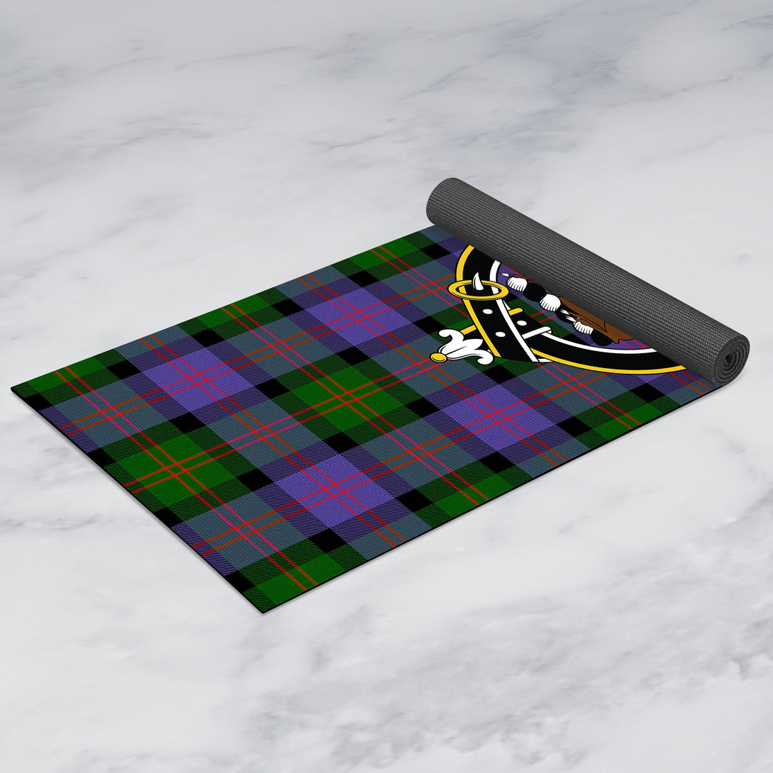 Blair Modern Clan Crest Tartan Yoga Mat