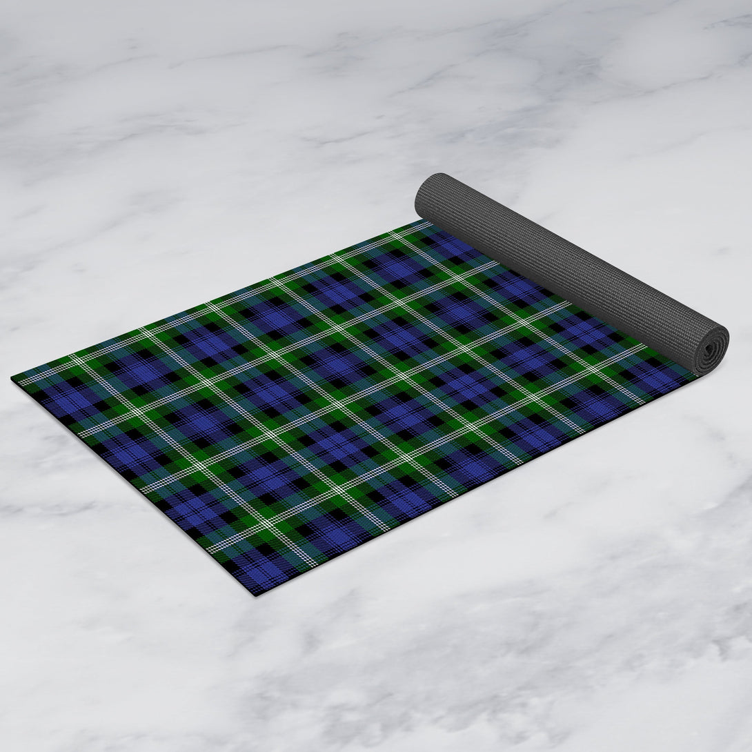 Baillie Modern Clan Tartan Yoga Mat