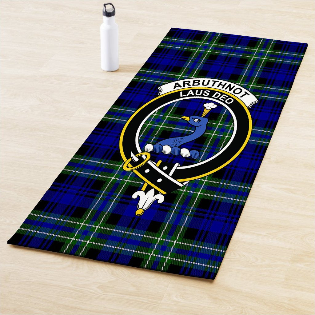 Arbuthnot Modern Clan Crest Tartan Yoga Mat