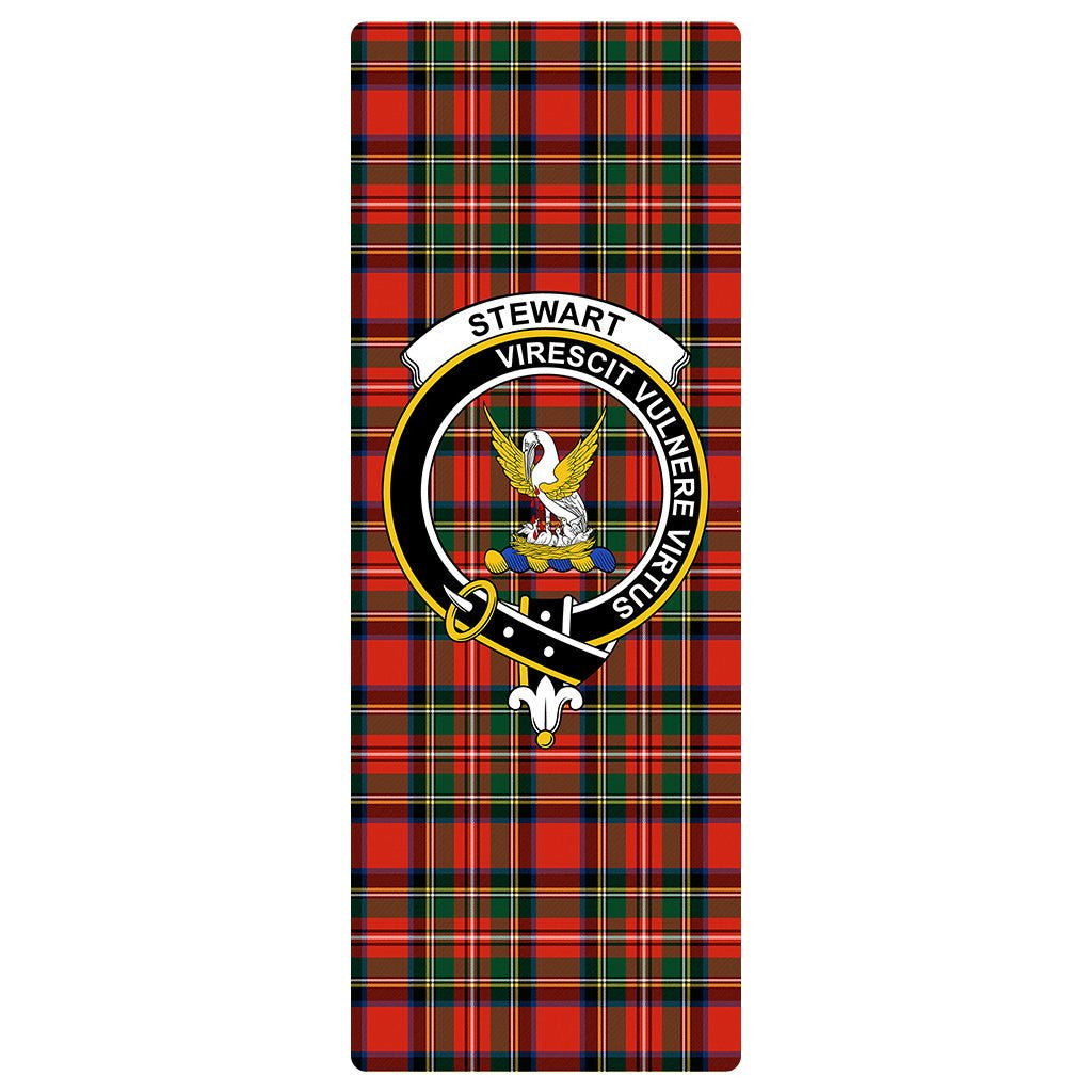 Stewart Royal Modern Clan Badge Tartan Classic Yoga Mat