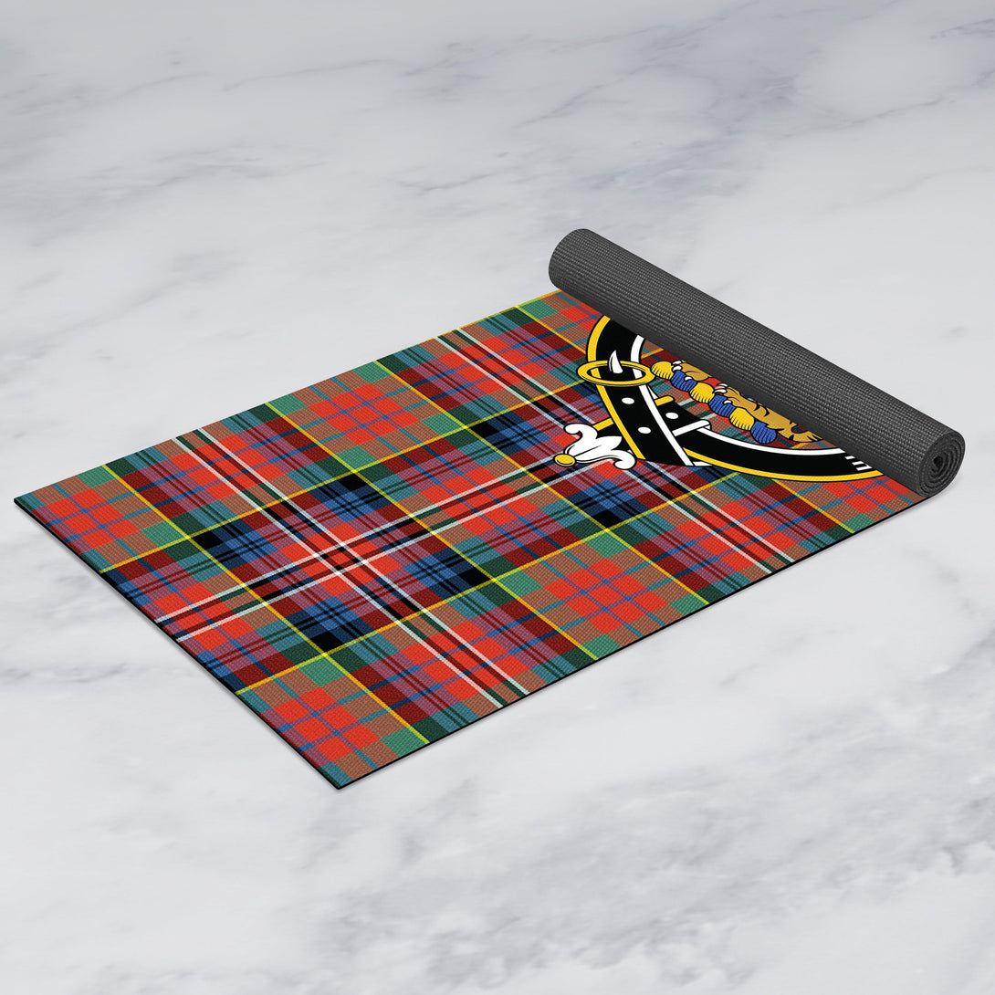 MacPherson Ancient Clan Crest Tartan Yoga Mat