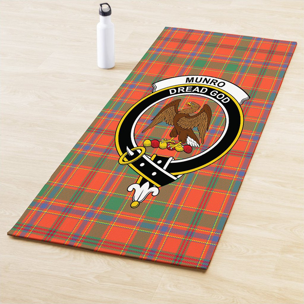 Munro Ancient Clan Crest Tartan Yoga Mat