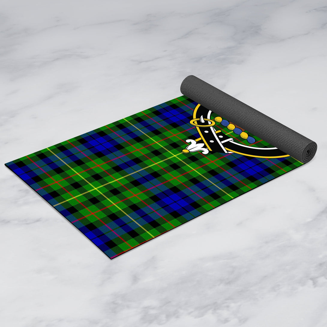 Rollo Modern Clan Crest Tartan Yoga Mat