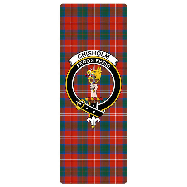 Chisholm Ancient Clan Badge Tartan Classic Yoga Mat