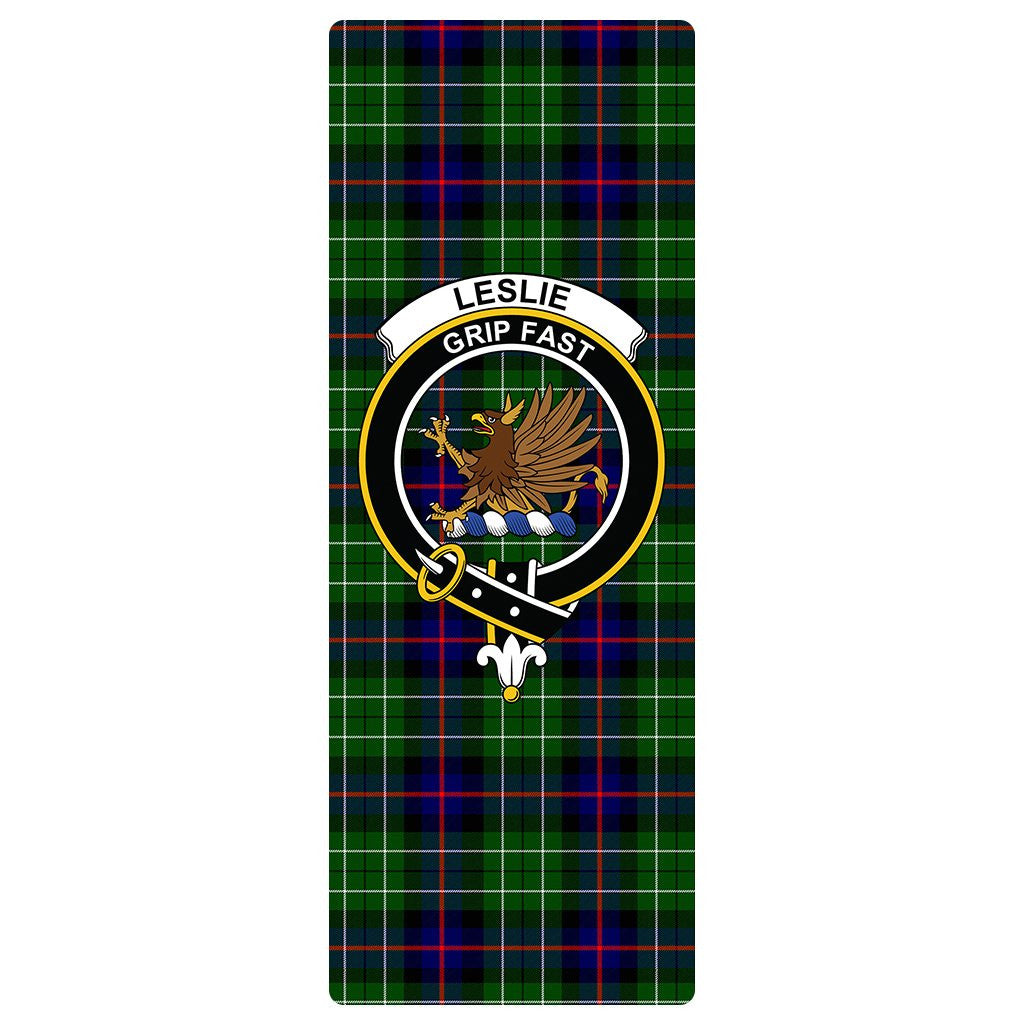 Leslie Hunting Clan Badge Tartan Classic Yoga Mat