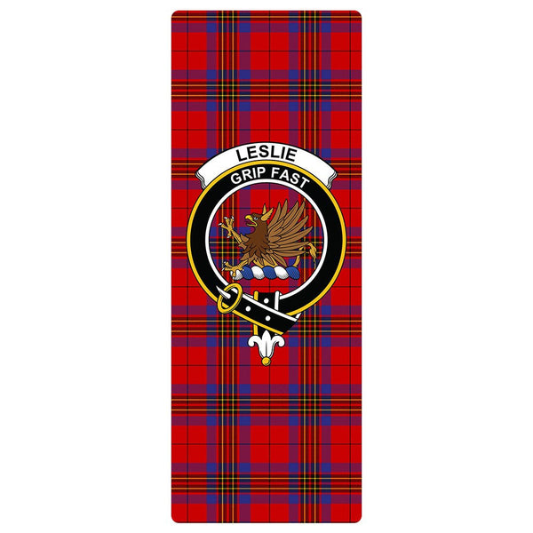 Leslie Modern Clan Badge Tartan Classic Yoga Mat