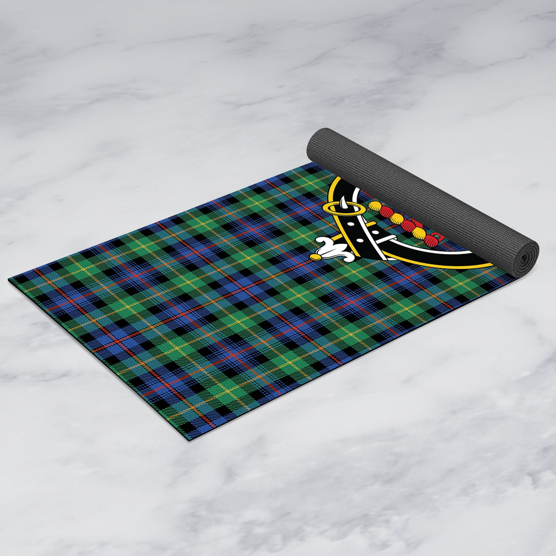 Farquharson Ancient Clan Crest Tartan Yoga Mat