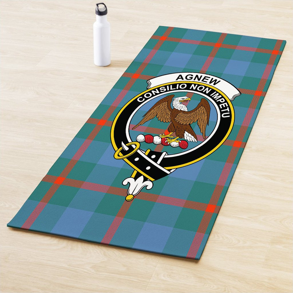 Agnew Ancient Clan Crest Tartan Yoga Mat