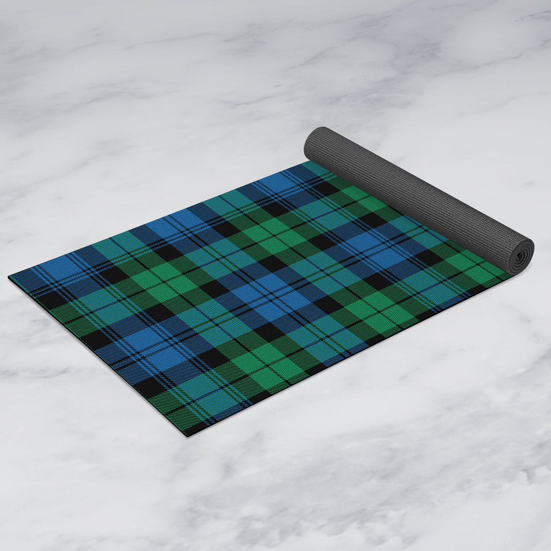 Blackwatch Ancient Clan Tartan Yoga Mat