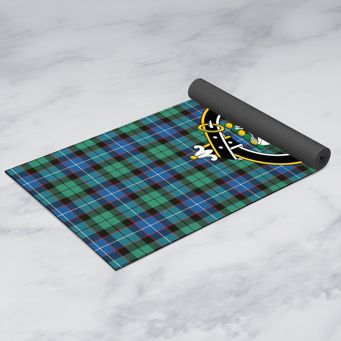 Hunter Ancient Clan Crest Tartan Yoga Mat