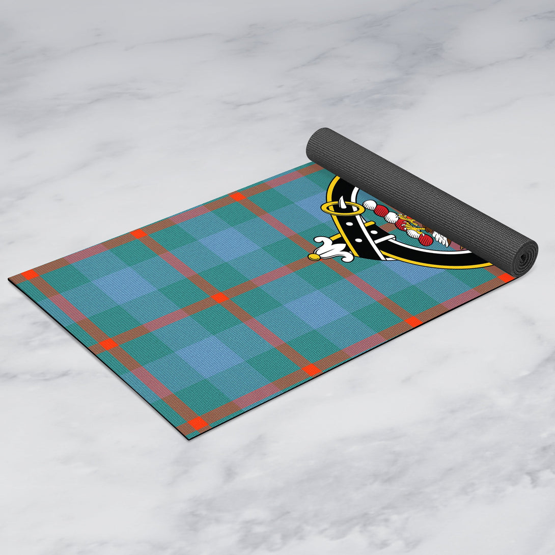 Agnew Ancient Clan Crest Tartan Yoga Mat