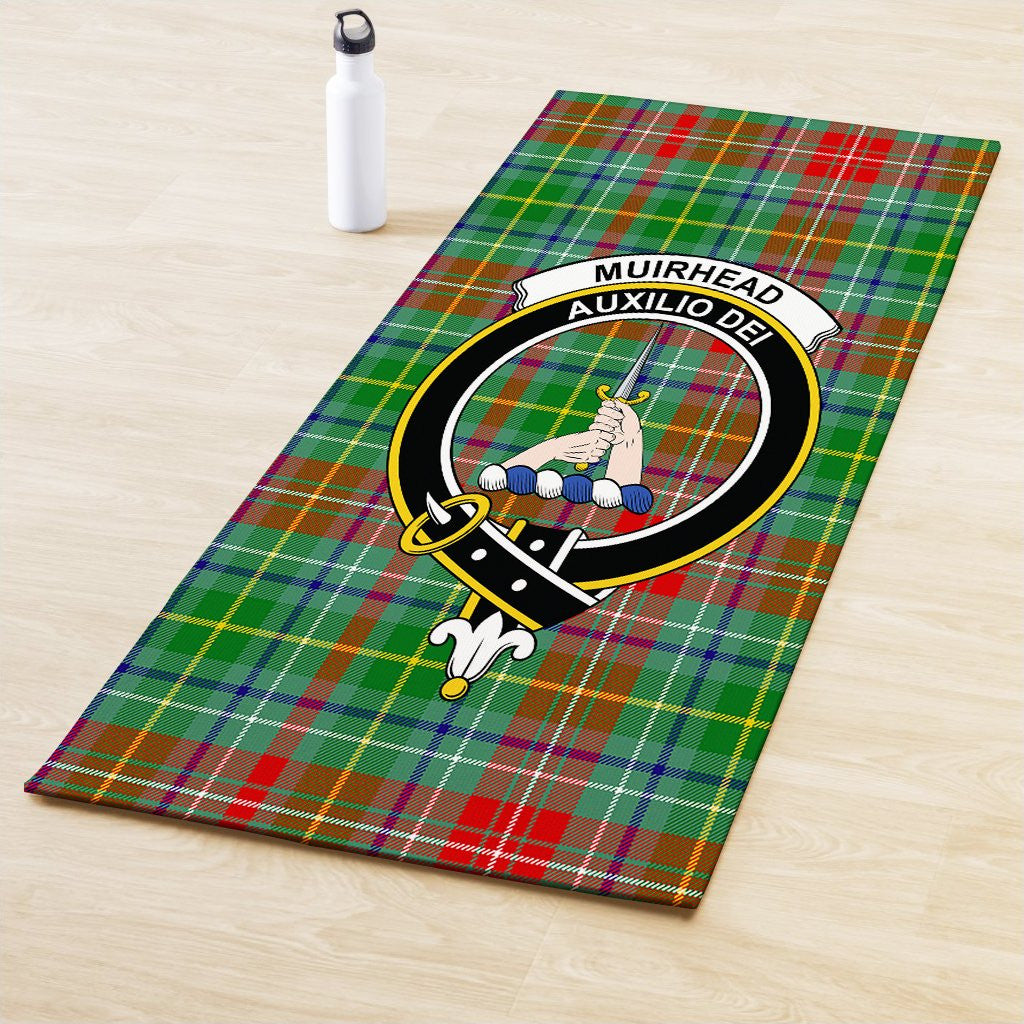 Muirhead Clan Crest Tartan Yoga Mat