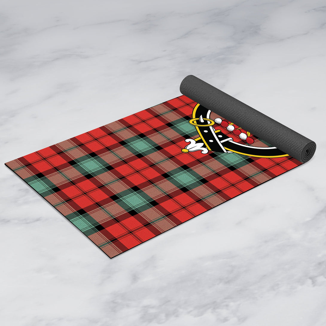 Kerr Ancient Clan Crest Tartan Yoga Mat