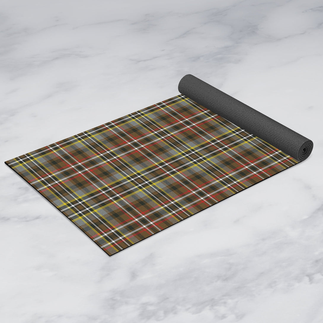 Scott Green Weathered Clan Tartan Yoga Mat