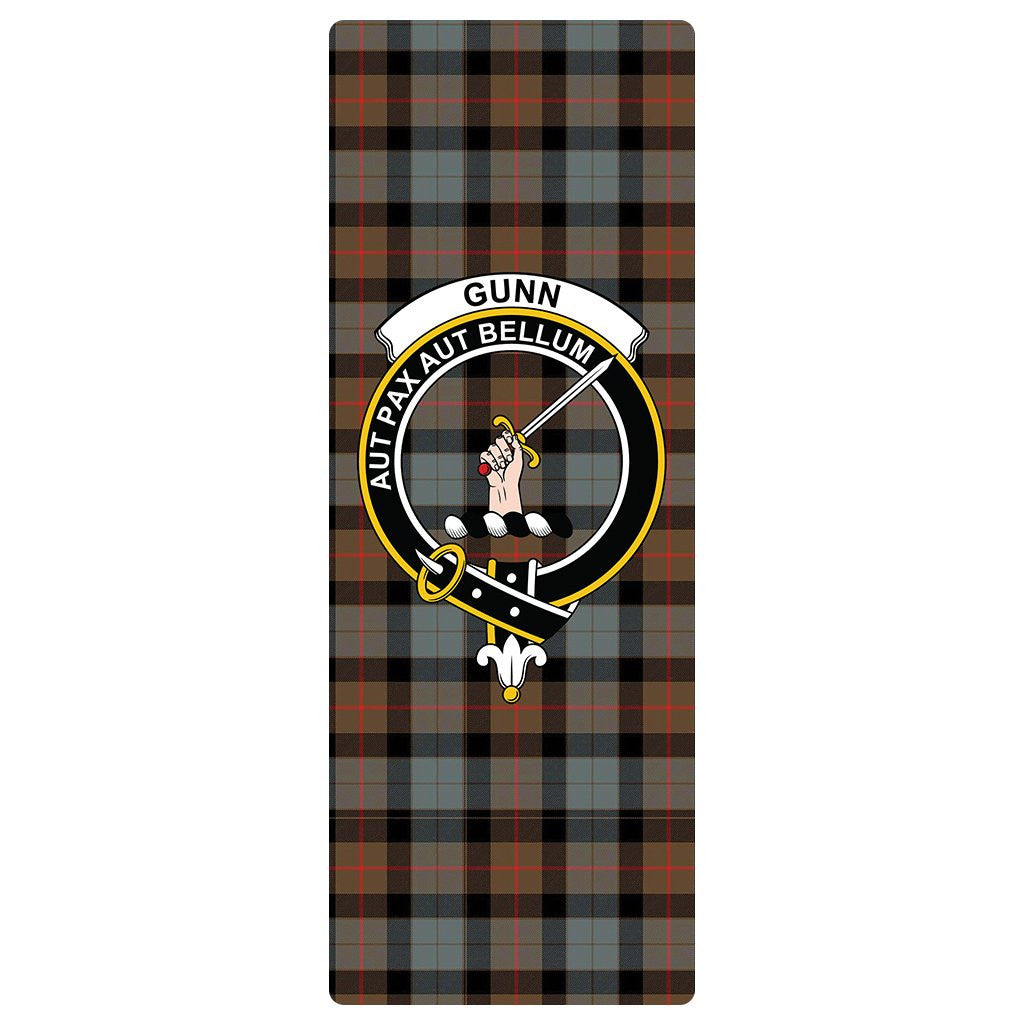 Gunn Weathered Clan Badge Tartan Classic Yoga Mat