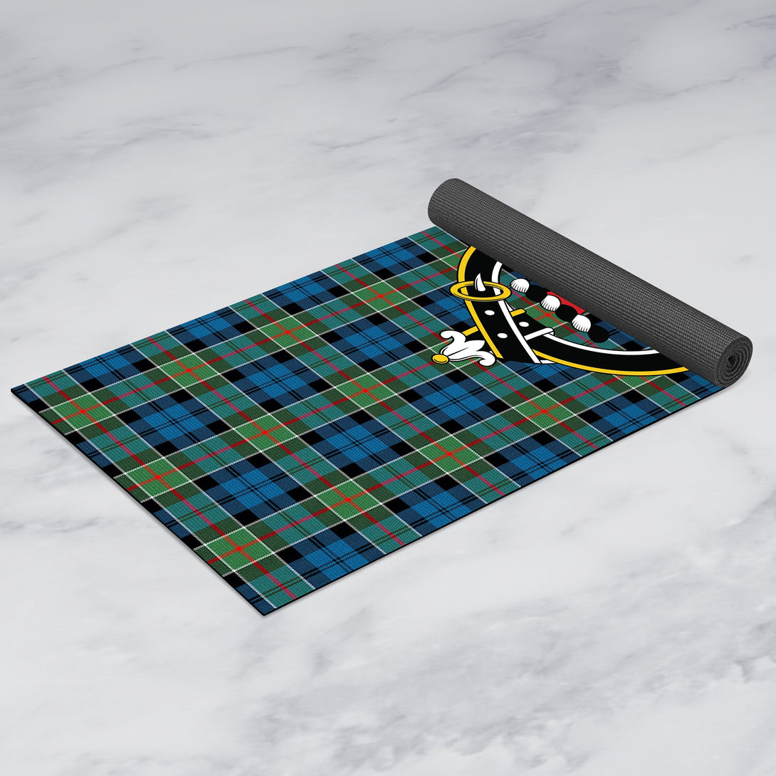 Colquhoun Ancient Clan Crest Tartan Yoga Mat