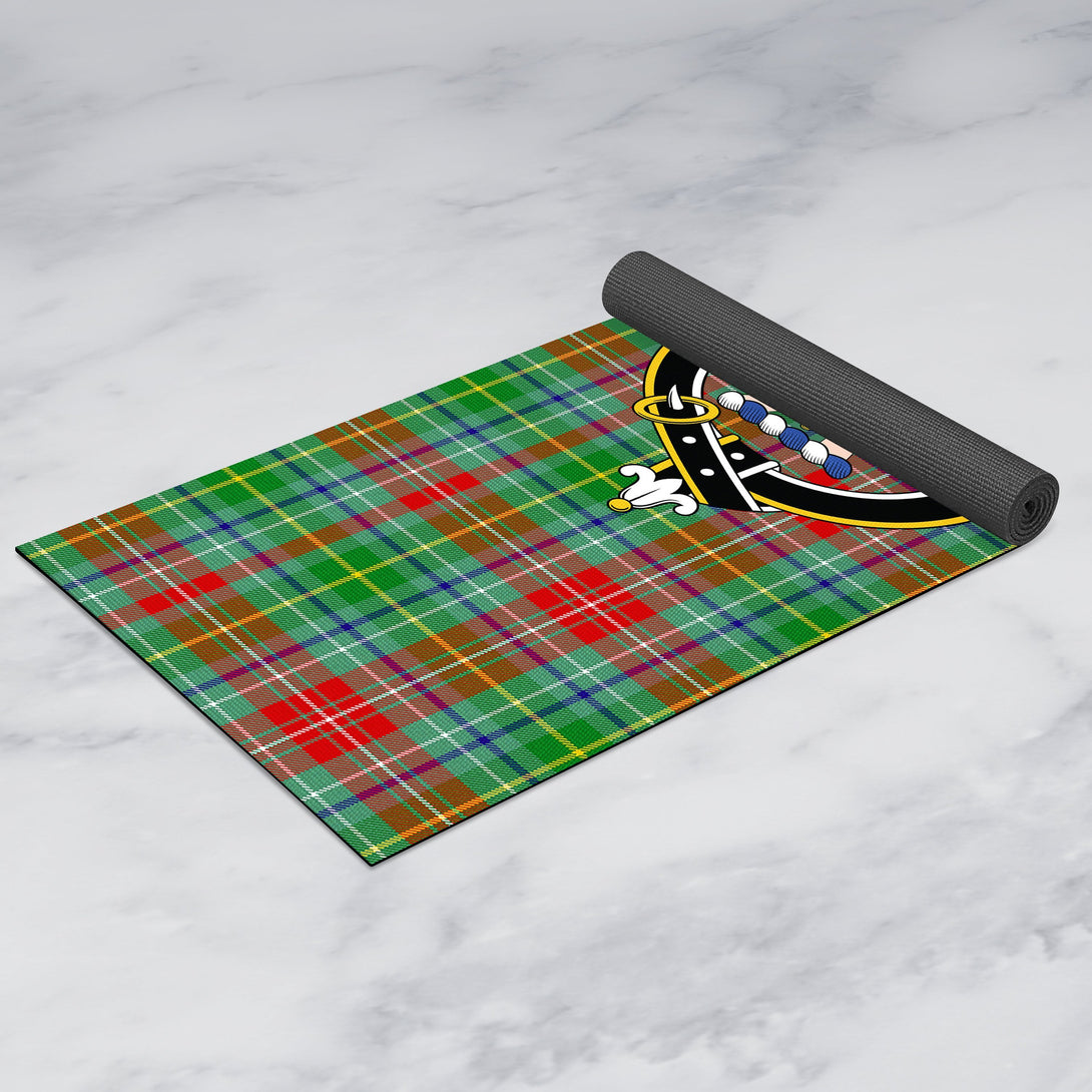 Muirhead Clan Crest Tartan Yoga Mat