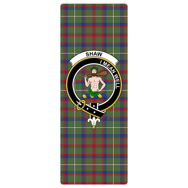 Shaw Green Modern Clan Badge Tartan Classic Yoga Mat