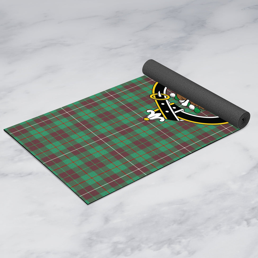 MacKinnon Hunting Ancient Clan Crest Tartan Yoga Mat