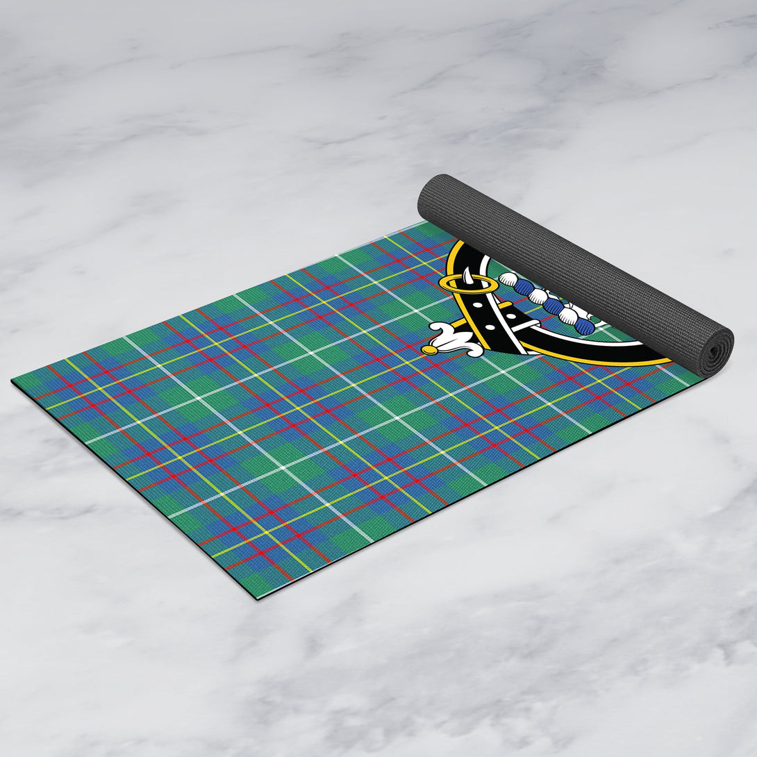 Inglis Ancient Clan Crest Tartan Yoga Mat