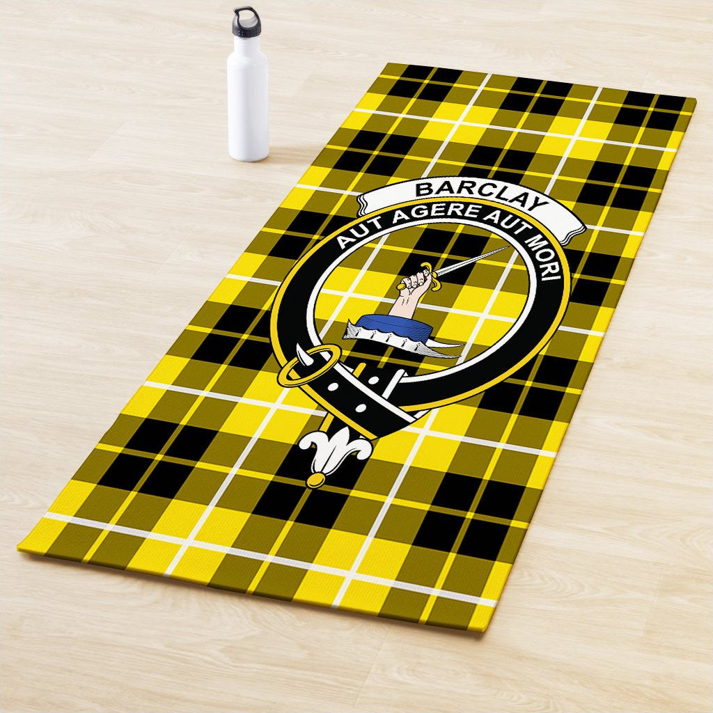 Barclay Dress Modern Clan Crest Tartan Yoga Mat