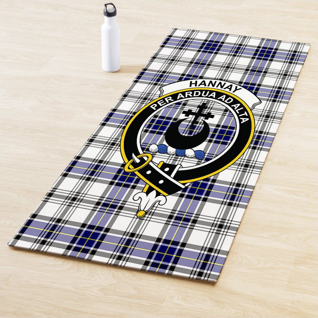 Hannay Modern Clan Crest Tartan Yoga Mat