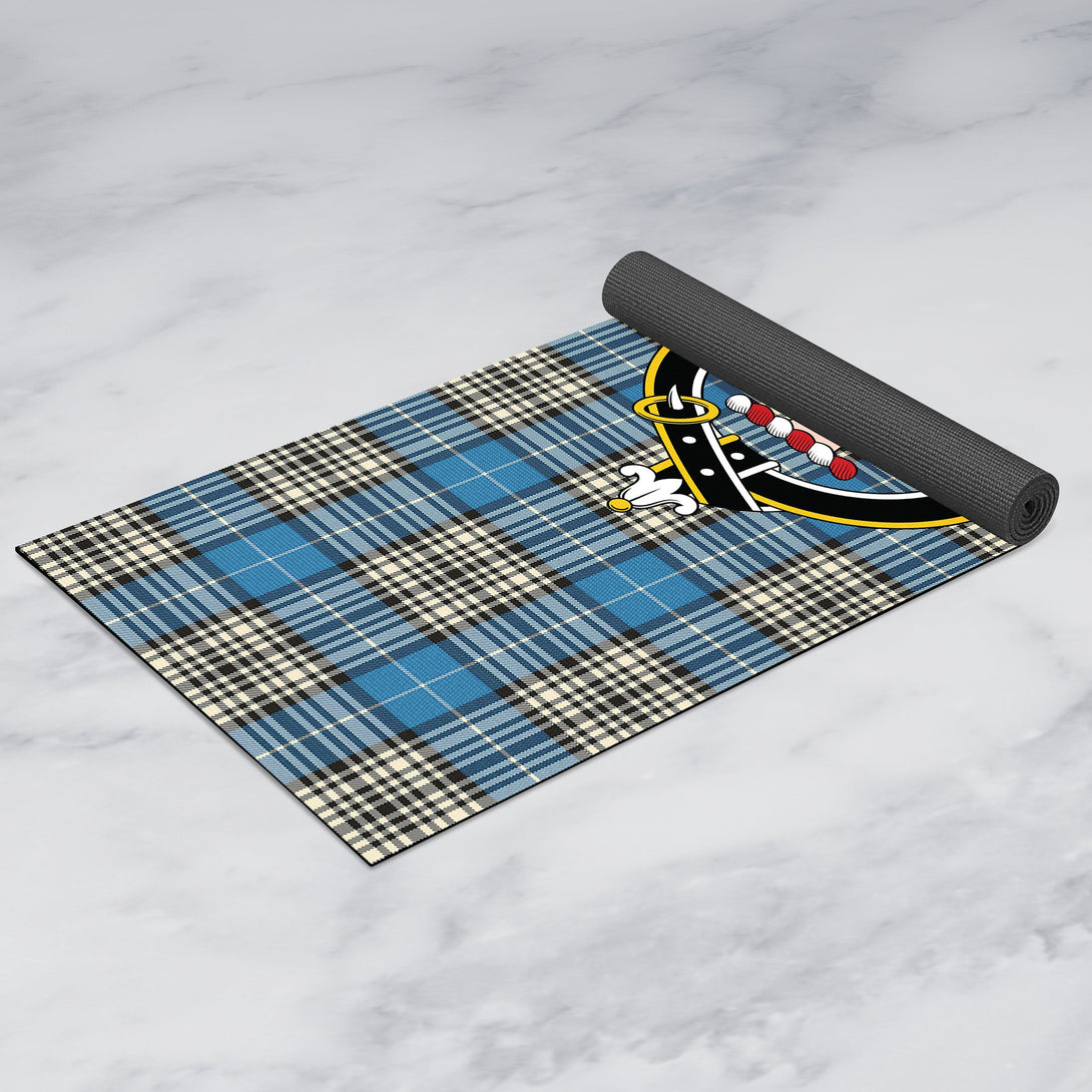 Napier Ancient Clan Crest Tartan Yoga Mat