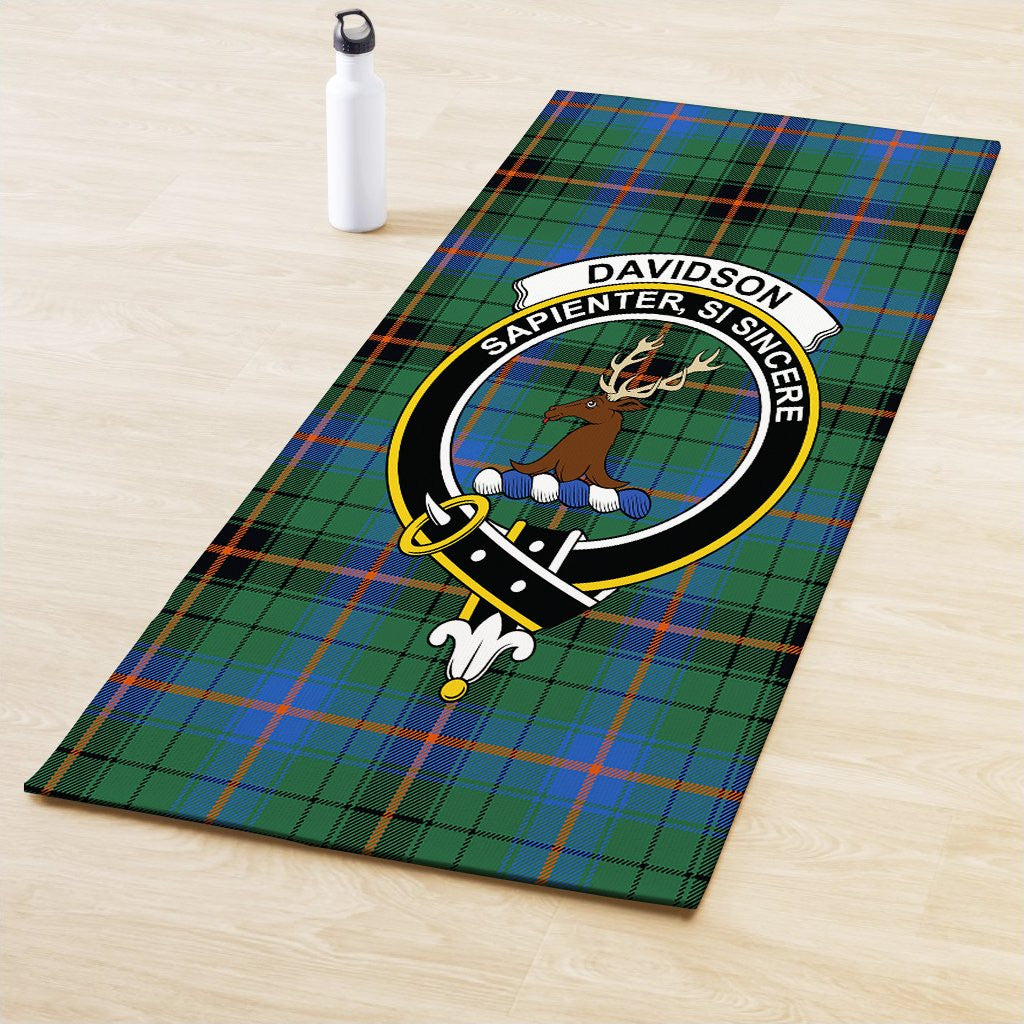 Davidson Ancient Clan Crest Tartan Yoga Mat