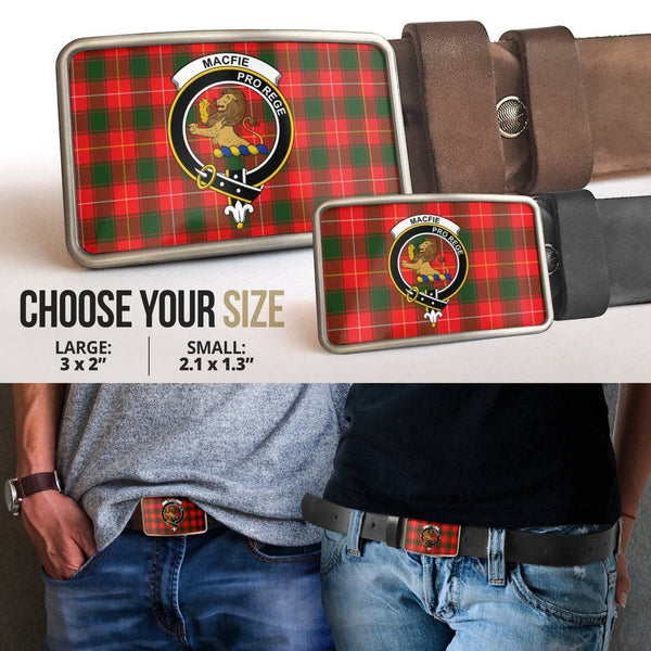 Macfie Clan Badge Classic Tartan Belt Buckle