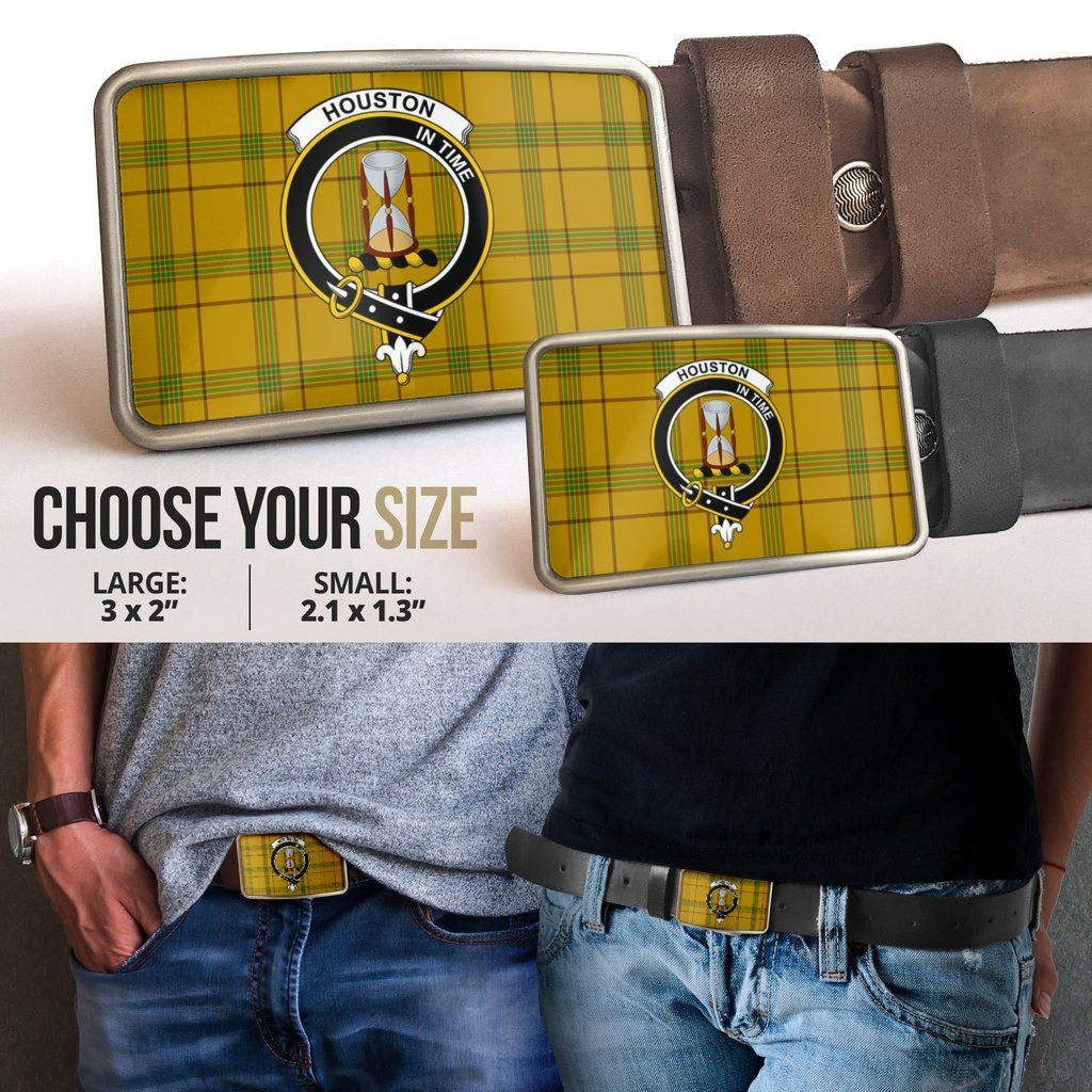 Houston Clan Badge Classic Tartan Belt Buckle