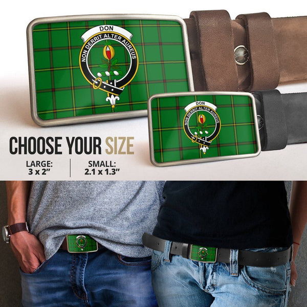 Don (Tribe-of-Mar) Clan Badge Classic Tartan Belt Buckle