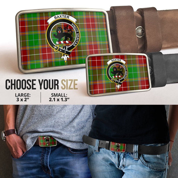 Baxter Modern Clan Badge Classic Tartan Belt Buckle