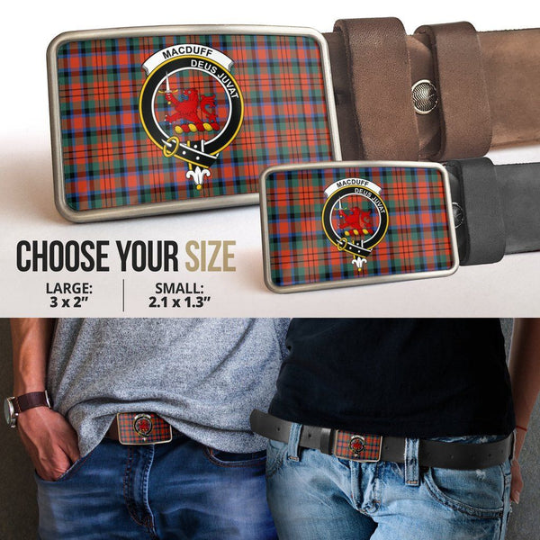 MacDuff Ancient Clan Badge Classic Tartan Belt Buckle