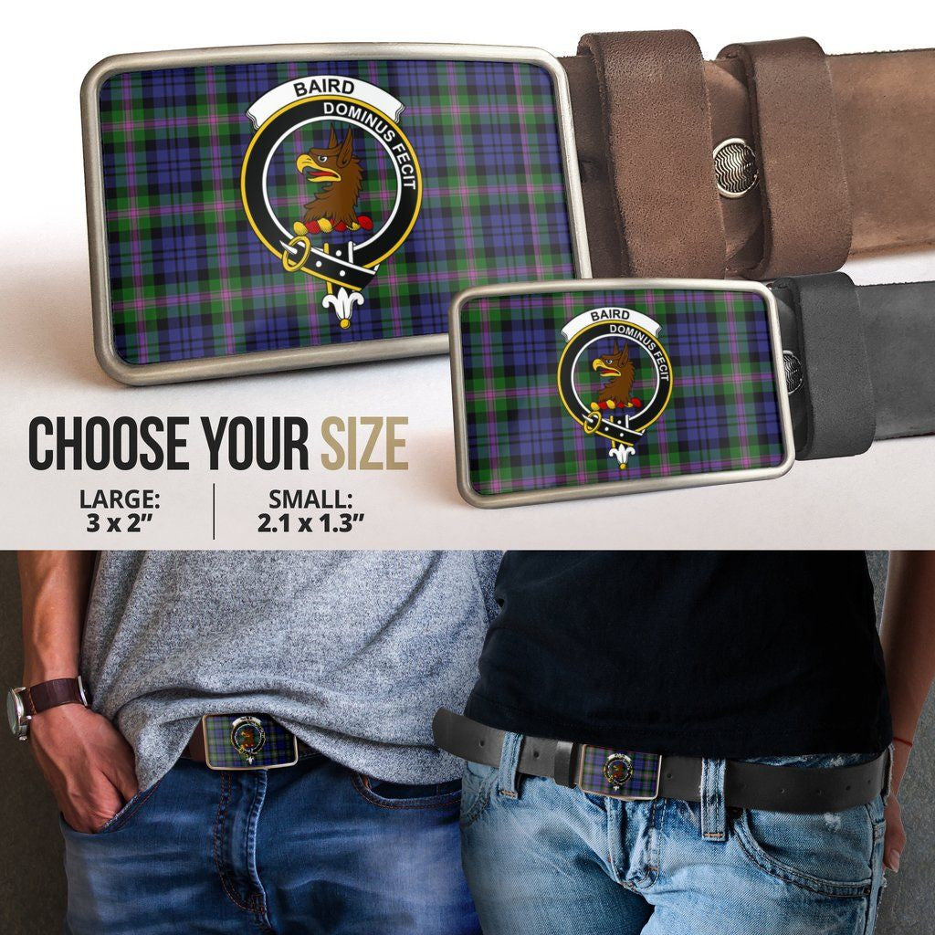 Baird Modern Clan Badge Classic Tartan Belt Buckle