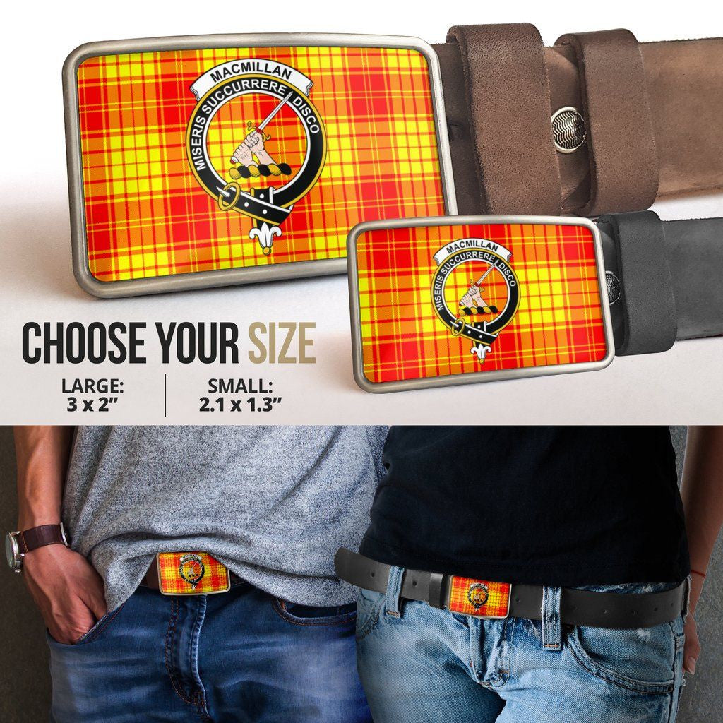 MacMillan Clan Clan Badge Classic Tartan Belt Buckle