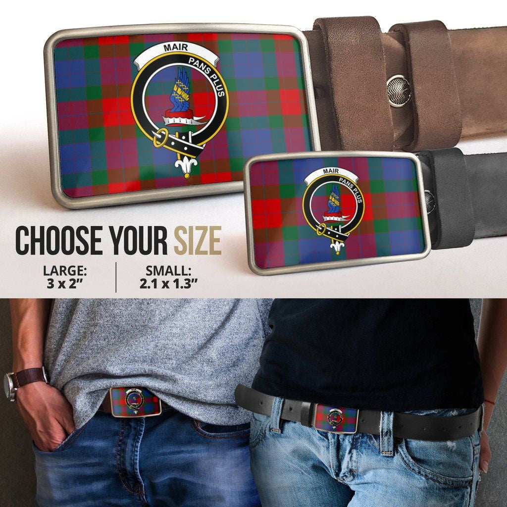 Mar Clan Badge Classic Tartan Belt Buckle