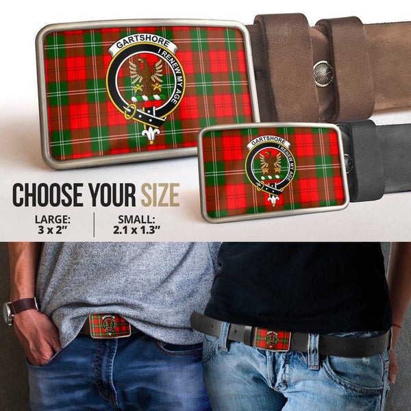 Gartshore Clan Badge Classic Tartan Belt Buckle