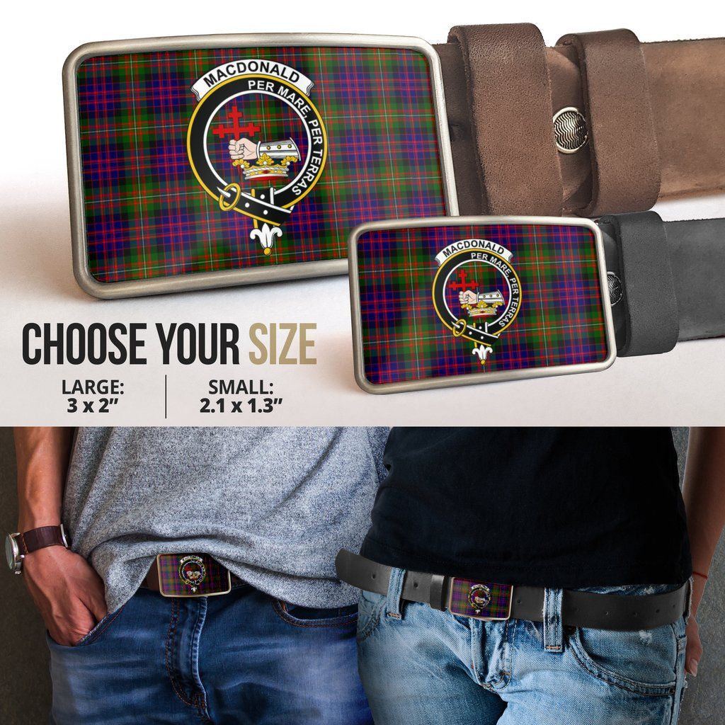 MacDonald Clan Badge Classic Tartan Belt Buckle