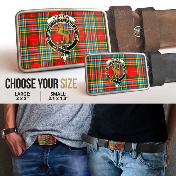 Chattan Clan Badge Classic Tartan Belt Buckle