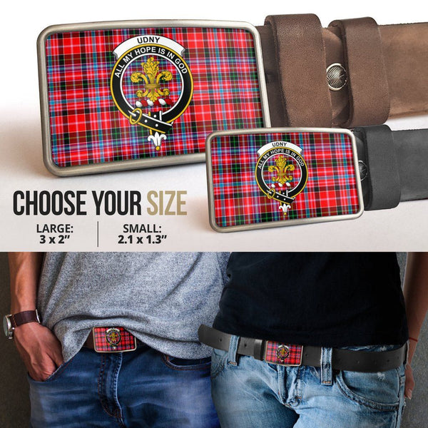 Udny Clan Badge Classic Tartan Belt Buckle