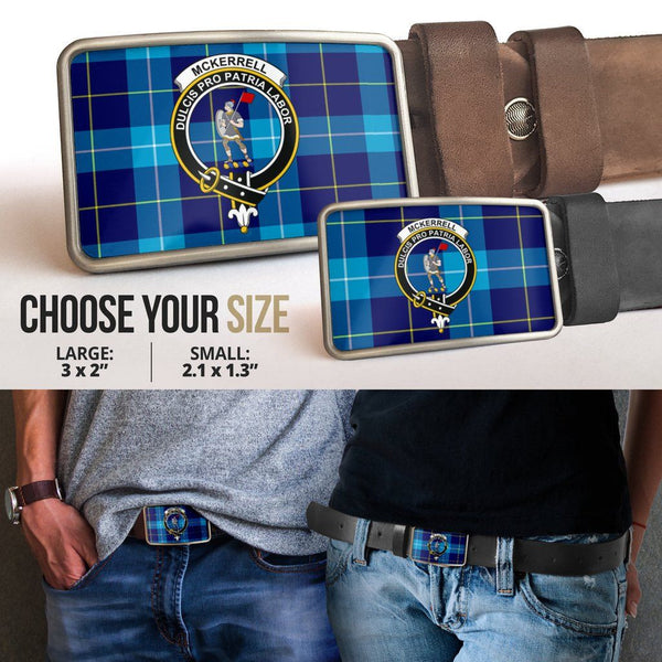 McKerrell Clan Badge Classic Tartan Belt Buckle