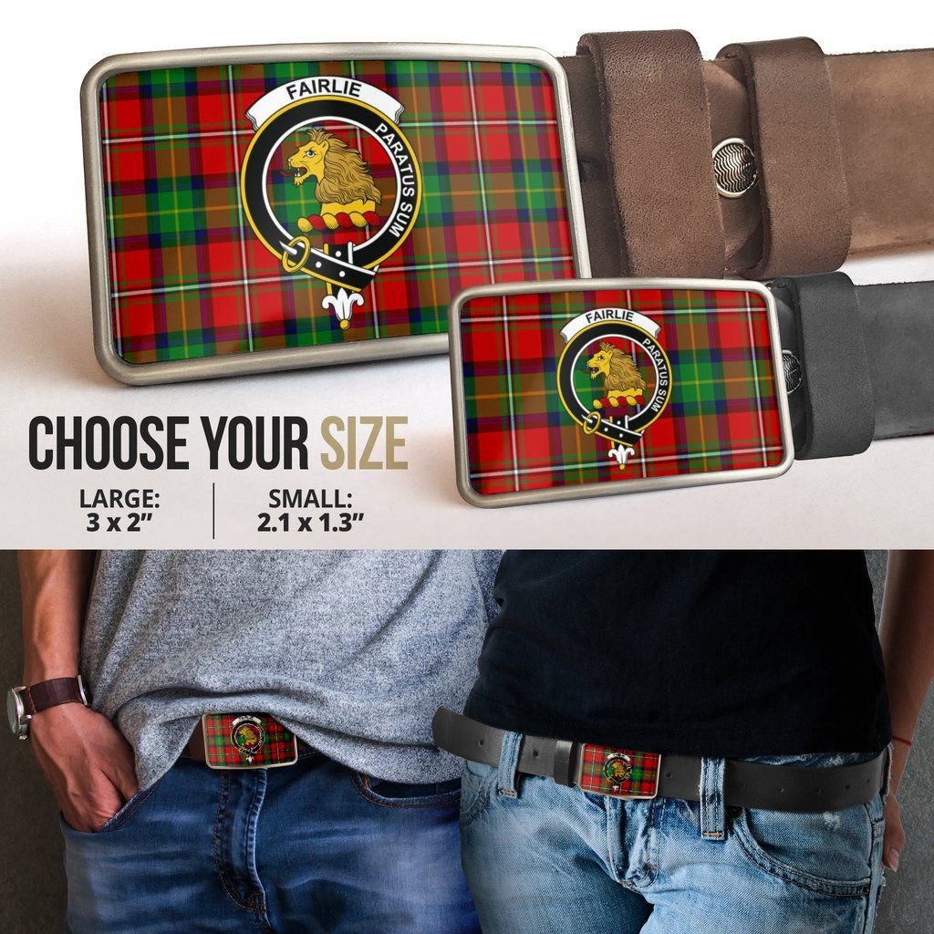 Fairlie Modern Clan Badge Classic Tartan Belt Buckle