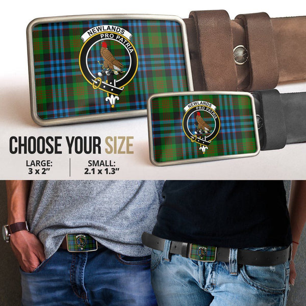 Newlands Clan Badge Classic Tartan Belt Buckle