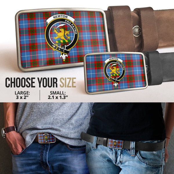 Newton Clan Badge Classic Tartan Belt Buckle