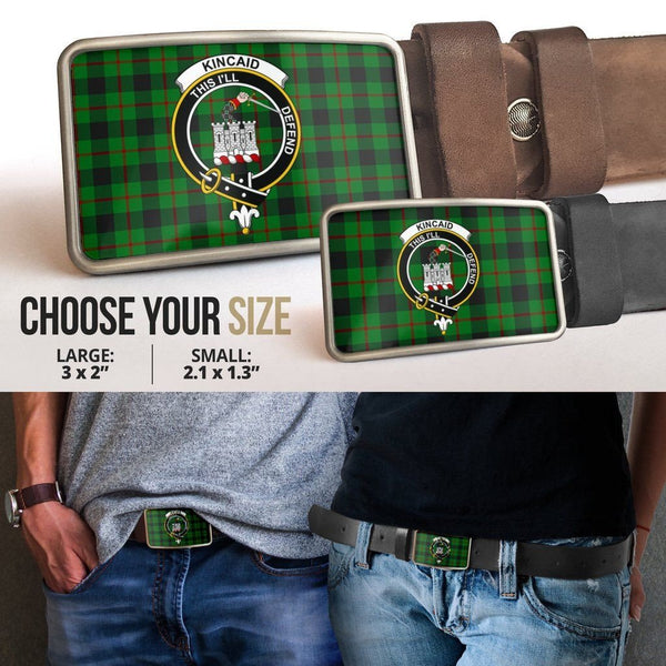 Kincaid Clan Badge Classic Tartan Belt Buckle