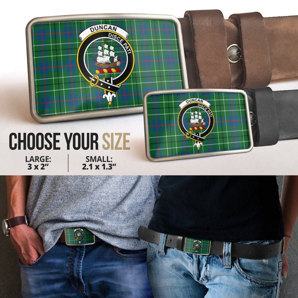 Duncan Ancient Clan Badge Classic Tartan Belt Buckle