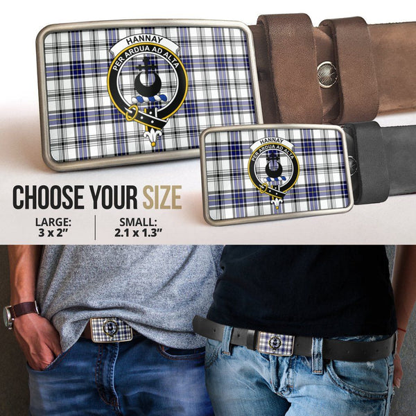 Hannay Clan Badge Classic Tartan Belt Buckle