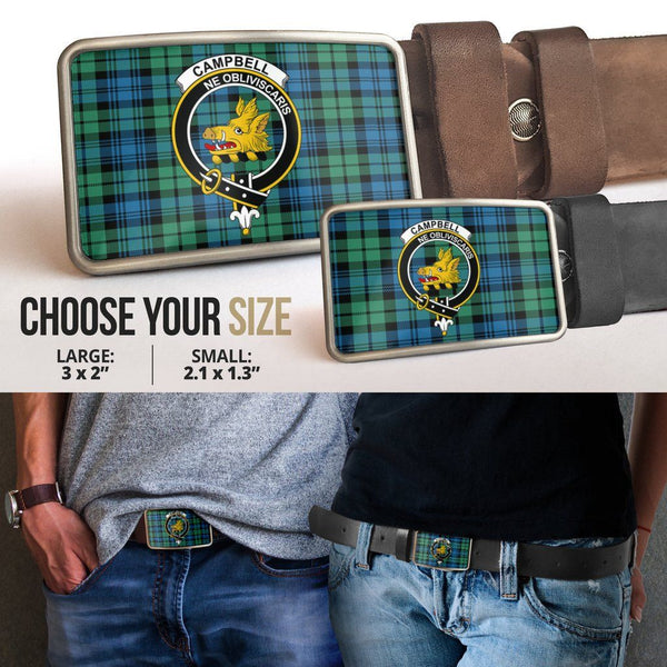 Campbell Ancient 01 Clan Badge Classic Tartan Belt Buckle