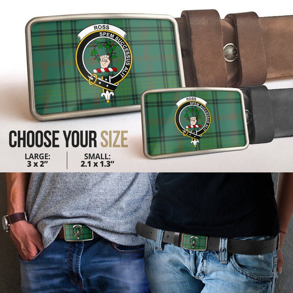 Ross Hunting Ancient Clan Badge Classic Tartan Belt Buckle